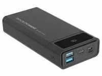 Realpower 306949, RealPower PB-20000 USB-C Quick Charger Powerbank 20.000mAh Schwarz