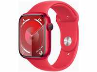 Apple 8675535, Apple Watch Series 9 4G 45mm Rot (Rotes Silikon Armband S/M)