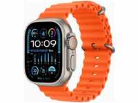 Apple MREH3NF/A, Apple Watch Ultra 2 (Orangenes Gummi Armband)