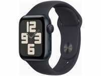 Apple MR9Y3QF/A, Apple Watch SE 2023 40mm Schwarz (Schwarzes Silikon Armband...