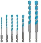 Bosch Professional EXP HEX-9 MC Bohrer Set,4-12mm,7tlg (2608902370)