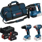 Bosch Professional 18V Profi-Set (GSR,GDX,GBH,3xGBA,GAL; C) (0615A50093)
