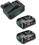 Gardena Starter Kit QC AL 18V-44 + 2 x 2,5 Ah SoC (14914-20)