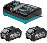 Makita Akku Power Source Kit XGT: 2x BL4040F + DC40RA (1916Y1-1)