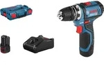 Bosch Professional GSR 12V-15 FC (L) Akku-Bohrschrauber (2 x 2,0 Ah)...