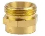 Gardena Reduzier-Messing-Gewindenippel, 33,3 mm (G 1)-AG / 26,5 mm (G 3/4)-IG