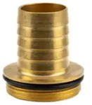 Gardena Schlauchverschraubung 1teilig mit Bund und O-Ring, 47,9 mm (G 1 1/2)-Gewinde