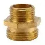 Gardena Reduzier-Messing-Gewindenippel, 26,5 mm (G 3/4)-AG / 21 mm (G 1/2)-AG