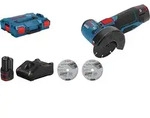 Bosch Professional GWS 12V-76 CLC (L) Akku-Winkelschleifer (2x3.0) (06019F200B)