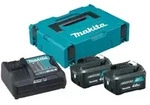Makita CXT Akku-Set: 2x BL1041B + DC10SB in MakPac (197641-2)