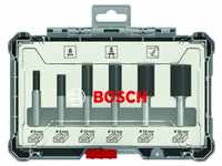 Bosch Professional 6 tlg Nutfräser Set 8mm Schaft (2607017466)