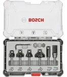 Bosch Professional 6 tlg 6mm Rand- und Kantenfr&auml;ser-Set (2607017468)