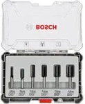 Bosch Professional 6 tlg Nutfr&auml;ser Set 6mm Schaft (2607017465)
