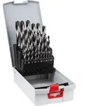 Bosch Professional Pro Box 25 tlg. Spiralbohrer-Set HSS PointTeQ, 1,0-13,0