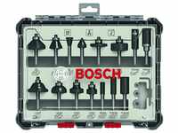 Bosch Professional 15 tlg Mixed Fräser Set 6mm Schaft (2607017471)