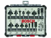 Bosch Professional 15 tlg Mixed Fräser Set 8mm Schaft (2607017472)