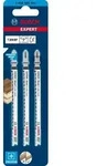 Bosch Professional Expert 'Wood 2-side clean' T 308 BP Stichs&auml;geblatt, 3 St&uuml;ck
