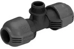 Gardena 2787-20, Gardena T-St&uuml;ck 25 mm x 3/4'-Au&szlig;engewinde (2787-20)