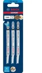Bosch Professional Expert 'Wood 2-side clean' T 308 B Stichs&auml;geblatt, 3 St&uuml;ck