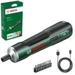 Bosch DIY PushDrive Akkuschrauber + 10 x Schrauberbits (06039C6002)