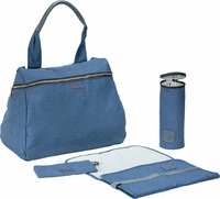 L&auml;ssig 1101005405, L&auml;ssig Wickeltasche Wickelrucksack Glam Rosie Bag Blau