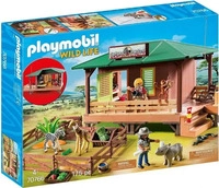 PLAYMOBIL 70766, PLAYMOBIL Wild Life 70766 Rangerstation mit Tieraufzucht