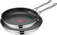 Tefal E310S234, Jamie Oliver by Tefal Cook Smart Bratpfannenset aus Edelstahl,