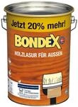 Bondex Holzlasur f&uuml;r Au&szlig;en, witterungsbest&auml;ndig, Holzschutz, UV-Schutz, Farblos,