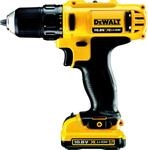 DeWalt Akku-Bohrschrauber DCD710D2, 12V, 24 Nm, max 1500 U|min, 2 Gang, inkl 2x2 Ah