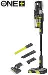 Ryobi Brushless Akku-Staubsauger ONE+ 18 V, ohne Akku, Saugleistung 135 AW,