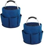WENKO Universal Reinigungs-Caddy Blau 2er Set, Putzcenter, multifunktionaler