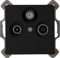 Kopp Antennensteckdose Paris, TV, RV, SAT, Unterputz Steckdose f&uuml;r Kabelfernsehen in