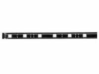 Paulmann YourLED Stripe, 7W, 184 Lumen, 97cm Länge, RGB, Schwarz, klar, beschichtet