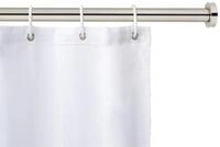 WENKO Teleskop Duschstange Luz 110-185 cm, Ausziehbare Duschvorhangstange, Edelstahl,