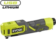 RYOBI 5133006141, RYOBI 4 V USB Akku-Mini-Kompressor, max Druck 6,9 bar, mit