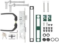 Alberts Zubeh&ouml;r-Set f&uuml;r Wellengitter-Tore bis 1500 mm H&ouml;he, T&uuml;rklinke und