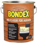 Bondex Holzlasur f&uuml;r Au&szlig;en, witterungsbest&auml;ndig, 4 l, Dunkelgrau