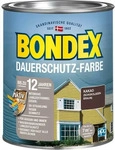 Bondex 329890, BONDEX Dauerschutz Farbe Au&szlig;en Holzfarbe, Hochdeckend, Wetterschutz,