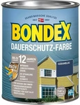 Bondex 372212, BONDEX Dauerschutz Farbe Au&szlig;en Holzfarbe, Hochdeckend, Wetterschutz,