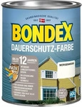 Bondex 372205, BONDEX Dauerschutz Farbe Au&szlig;en Holzfarbe, Hochdeckend, Wetterschutz,