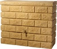 GARANTIA Wandtank ROCKY, 400 Liter, sandstone, Deko-Regenspeicher,