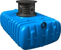 4rain 4RAIN_295120, 4rain Flachtank FLAT S, 1500 Liter mit Schachtverl&auml;ngerung,