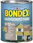 Bondex 329886, BONDEX Dauerschutz Farbe Au&szlig;en Holzfarbe, Hochdeckend, Wetterschutz,