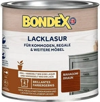 Bondex 352589, BONDEX Lacklasur, seidengl&auml;nzend, Mahagoni Braun, 0,375 l