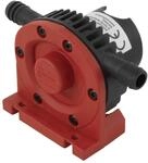 wolfcraft Pumpe mit Kunststoffgeh&auml;use (1300 l/h), Abpumpen mit Bohrmaschine