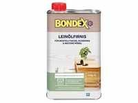 BONDEX Leinölfirnis 0,5 L, farblos, natürlicher Holzschutz, Imprägnierung