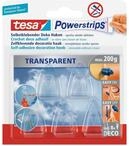 tesa Powerstrips&reg; transparent Deco-Haken | verschiedene Gr&ouml;&szlig;en