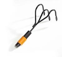Fiskars QuikFit Kr&uuml;mmer, Stecksystem, Modular, Gartenwerkzeug, Aufs&auml;tze und