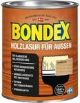 Bondex Holzlasur f&uuml;r Au&szlig;en, witterungsbest&auml;ndig, 0,75 l, Farblos
