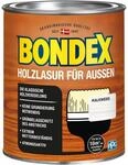 Bondex Holzlasur f&uuml;r Au&szlig;en, witterungsbest&auml;ndig, 0,75 l, Kalk weiss